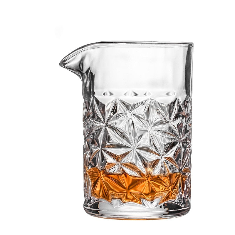 Cocktail Mixing Glass (500ml Studded)