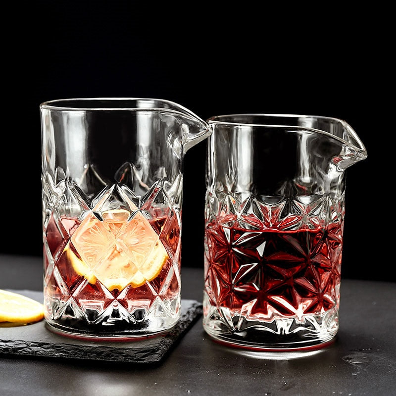 Cocktail Mixing Glass (500ml Studded)