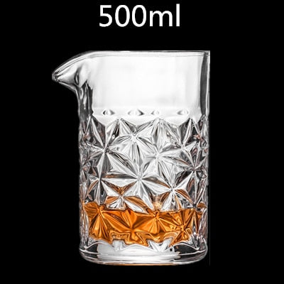 Cocktail Mixing Glass (500ml Studded)