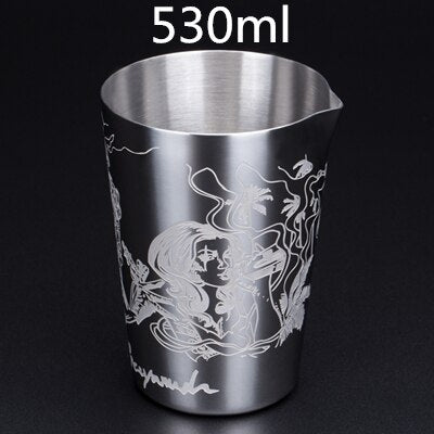 Cocktail Mixing Glass (500ml Studded)